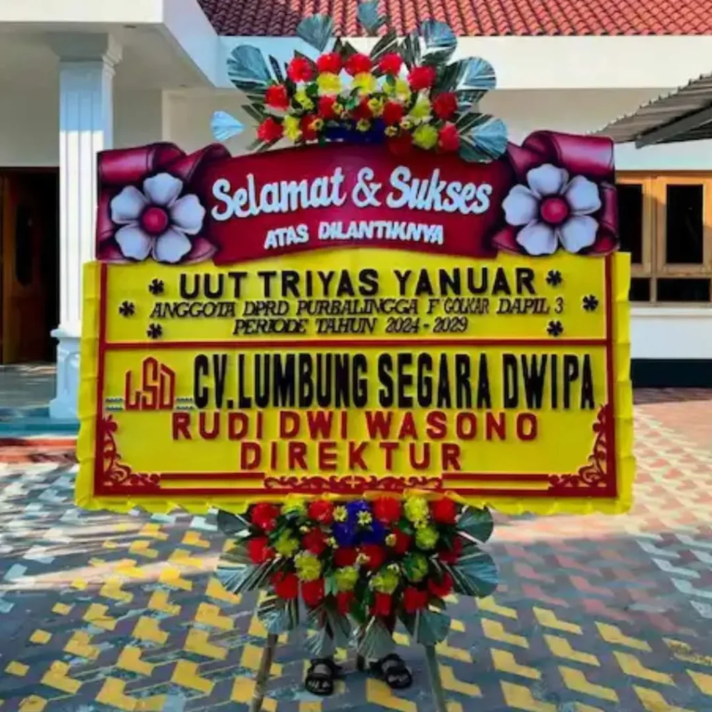Karangan bunga purwokerto